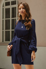Casual dress with long sleeves