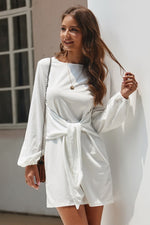 Casual dress with long sleeves