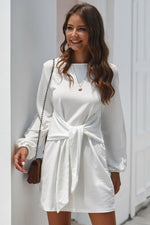 Casual dress with long sleeves