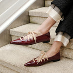 Cross Strap Lace Up Gladiator Pumps