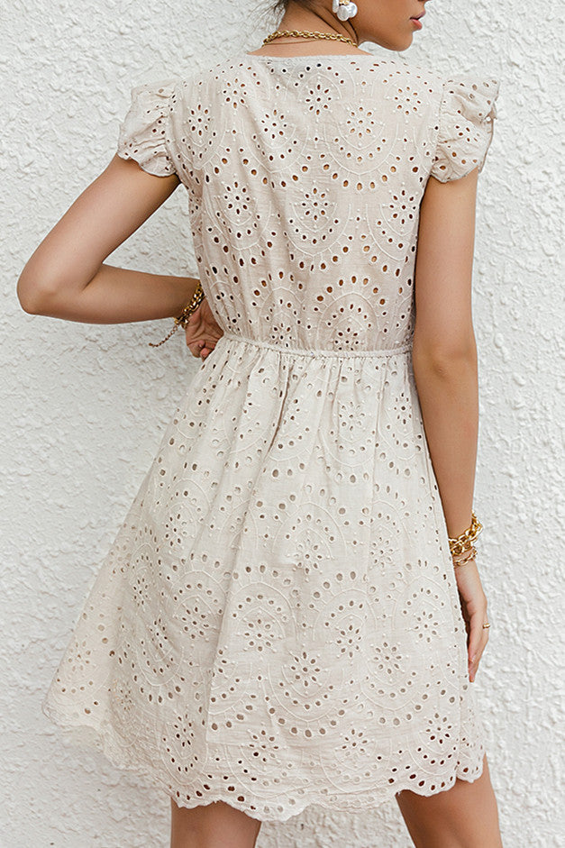 Kleid „Prinzessin der Wildnis“ mit Rüschen und Hohlnähten