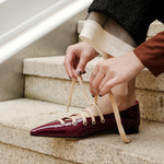 Cross Strap Lace Up Gladiator Pumps