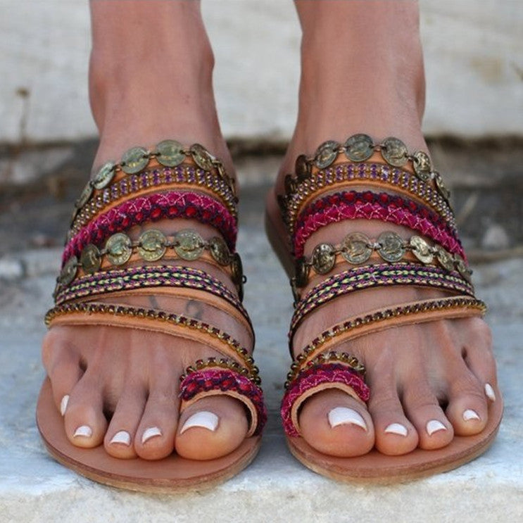 Pantoufle Bohême Bling Clip