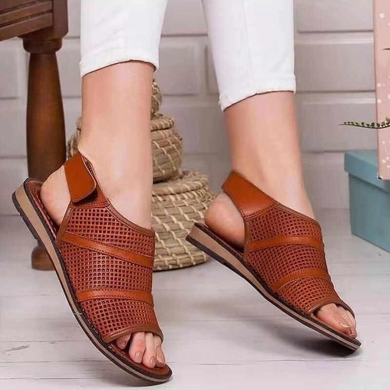 Sandales de gladiateur d'extérieur creuses