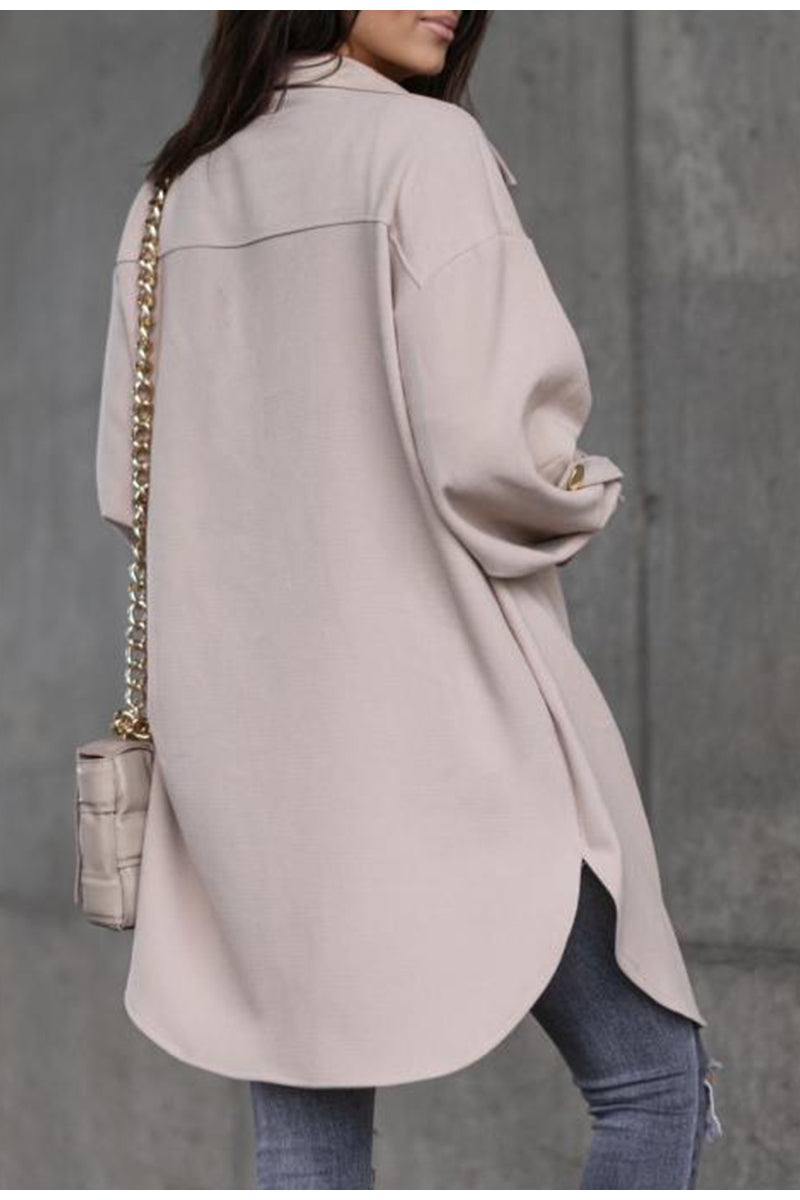 Büro-Jacke mit lockerer Reverstasche