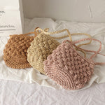 Sac Cossboday en paille d'ananas tissé à la main