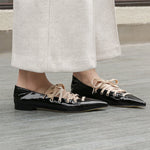 Cross Strap Lace Up Gladiator Pumps