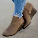 High Heels Wedges Ankle Boots