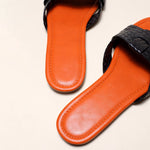 Strand-Slides mit niedrigem Absatz