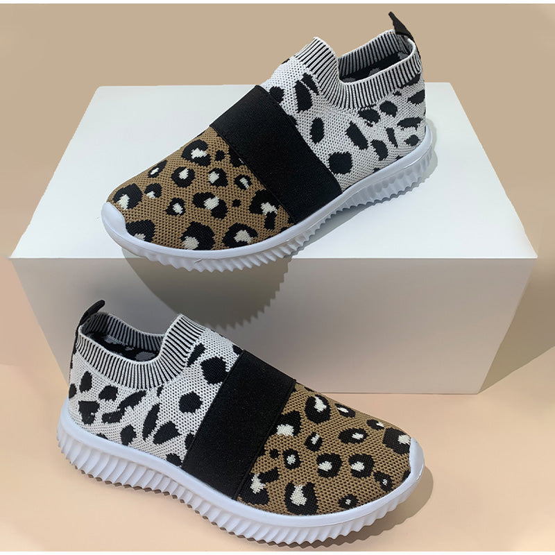 Leopard Vulcanized Slip-On Sneakers