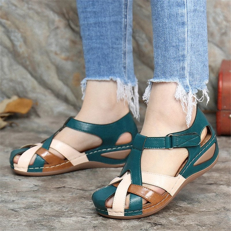 Round Head Wedges Sandals