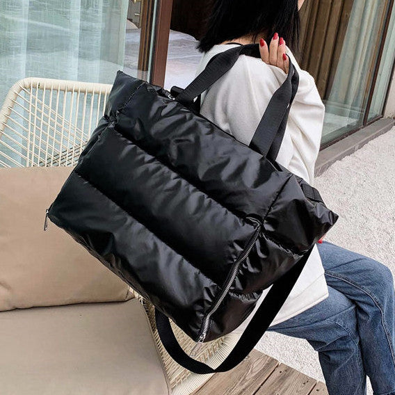 Sac fourre-tout en plumes de coton rembourré Space