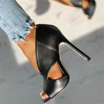 Offene Zehensandalen mit Super-High-Heel