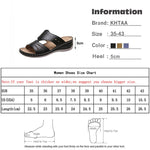 Slip On Sewing Open Toe Wedge Slippers