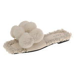 Pantoufles moelleuses en fourrure de liège