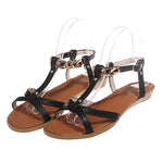 Sandales à chaînes à bout ouvert et bride en T