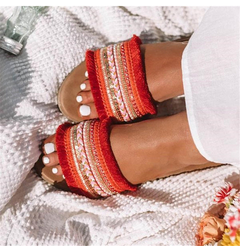 Nora Slip-On-Sandale