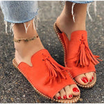 Envoyer un message Pantoufle à franges