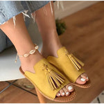 Envoyer un message Pantoufle à franges