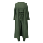 Gestrickte Slim-Fit-Weste, Hose, Sport-3-teiliger Anzug