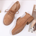 Classic British lace-up Flat Leather Shoes