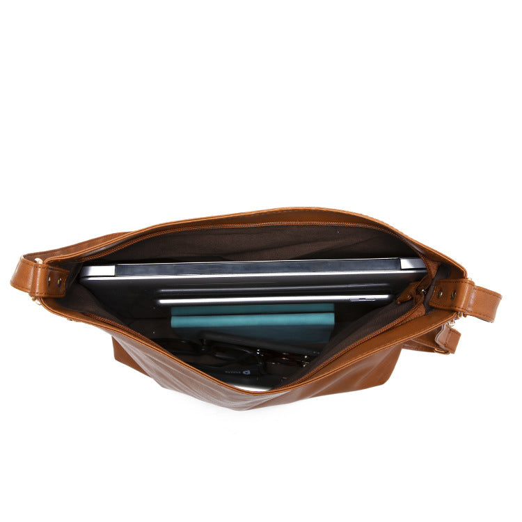 Vintage Waxed Leather Backpack