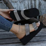 Can't Miss This Wedge Slippers