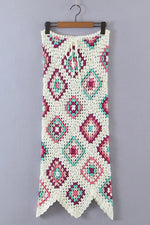 Hand-woven High-waisted tie Bohemian Skirt