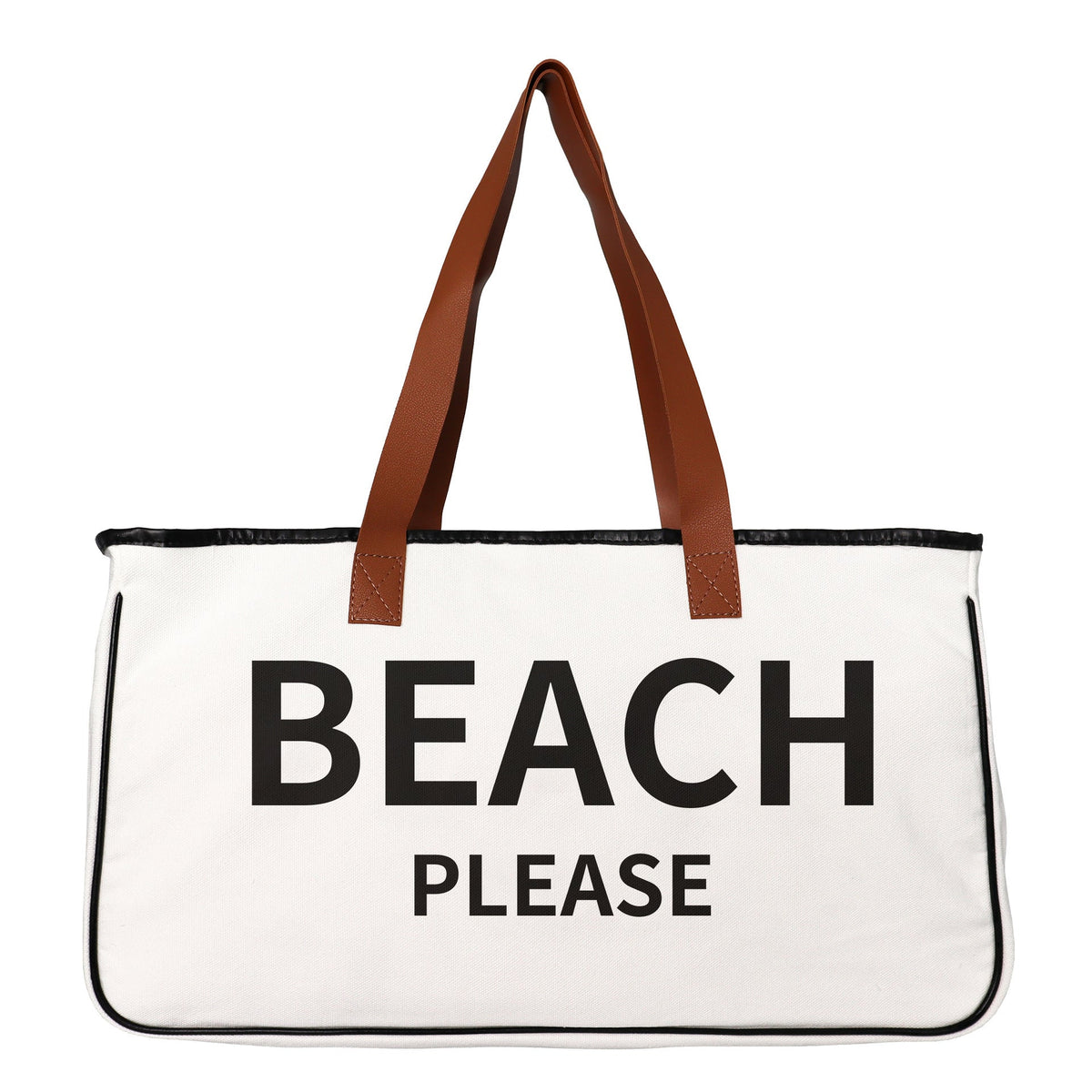 PLAGE S’IL VOUS PLAÎT sac fourre-tout en toile