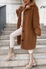 All For You Long Plush Coat