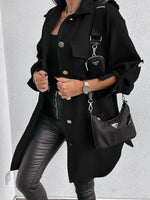 Büro-Jacke mit lockerer Reverstasche