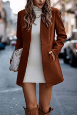 Manteau mi-long en laine City Streets