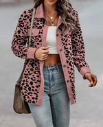 Best Of You Leoparden-Cord-Jacke