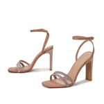 Chic Sequin Vamp Pumps Sandals