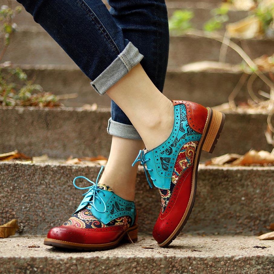 Chaussures richelieu en cuir Wonderland