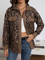Best Of You Leoparden-Cord-Jacke