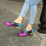 Wonderland Brogue Tassels Leather Shoes