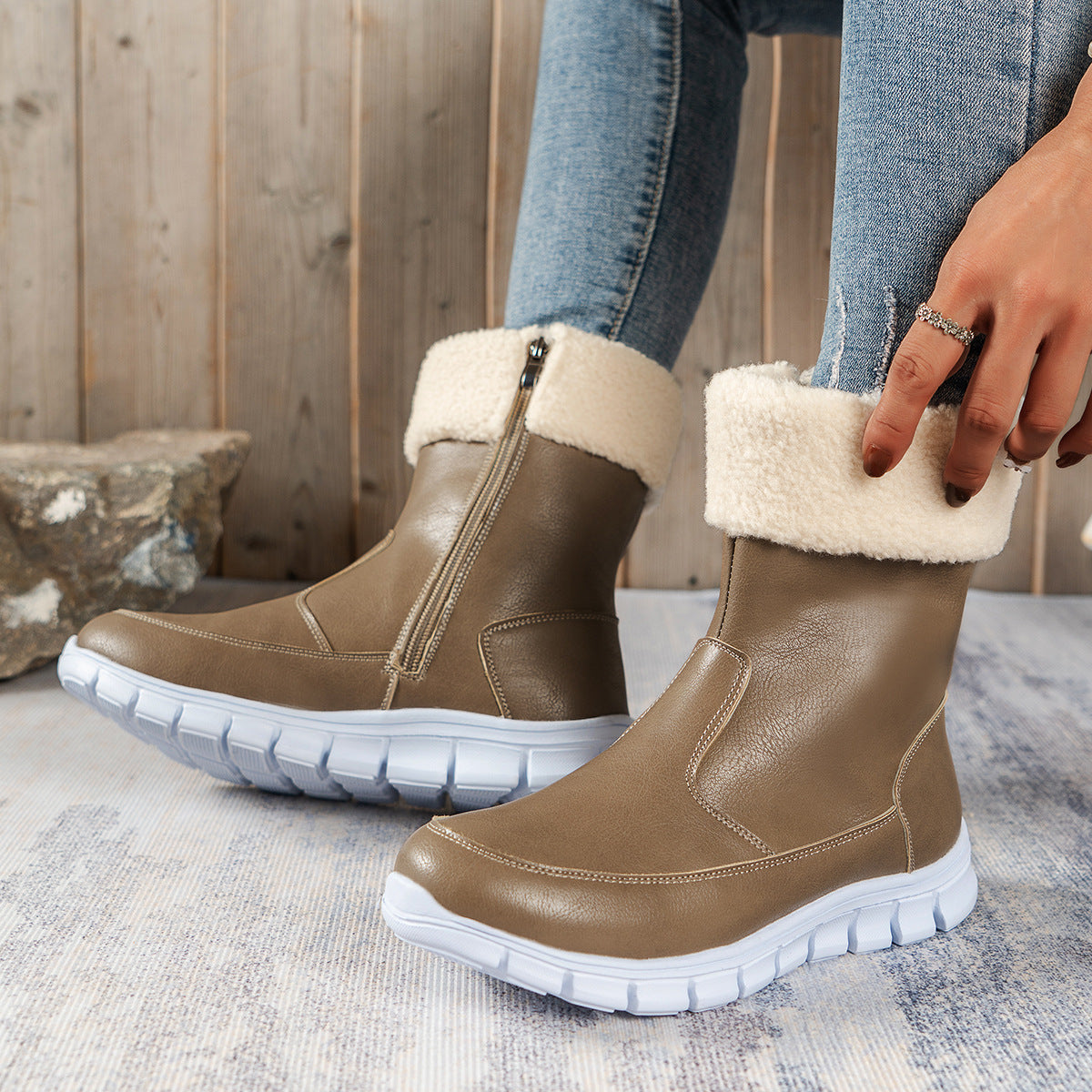 Faites comme vous le souhaitez, bottes de neige