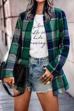 Karierte Hemdjacke „Know You Better“.