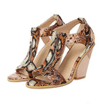 Retro Zipper T-strap Fishtrap Sandals