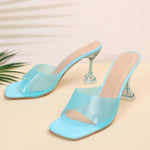 Sandales à cristaux brillants d'été