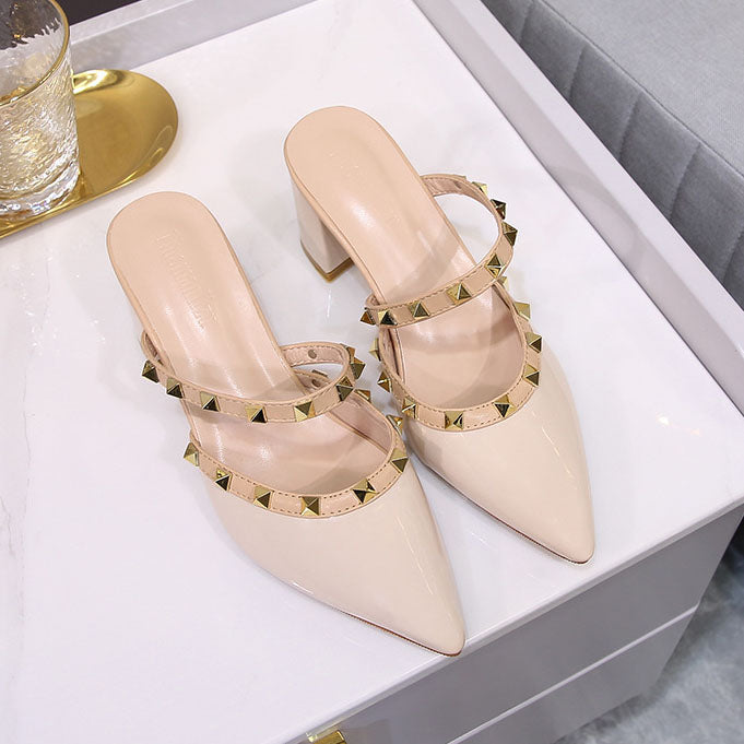 Sandales à talons cloutés rumba d'été