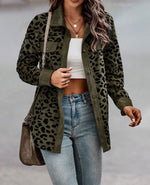 Best Of You Leoparden-Cord-Jacke