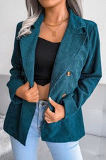 Zweireihiger Blazer mit Reverskragen