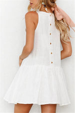 Waldmädchen-Minikleid mit langen Ärmeln