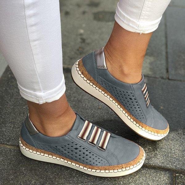 Casual Comfortable Flat Sneakers - Pavacat