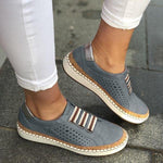 Casual Comfortable Flat Sneakers - Pavacat