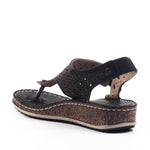 Casual Summer Thong Hollow Out Slingback Wedge Sandals - Pavacat