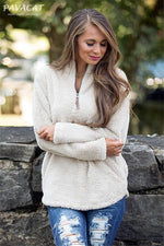 Charles River Fuzzy Pullover Pullover Pavacat S Beige