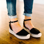 Classic Espadrille Sandals Platform Buckle Strap Sandals Loafers & Flats Pavacat